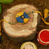 Seed Rakhi  For Brother With Planter, Diary & Pen (Multi)